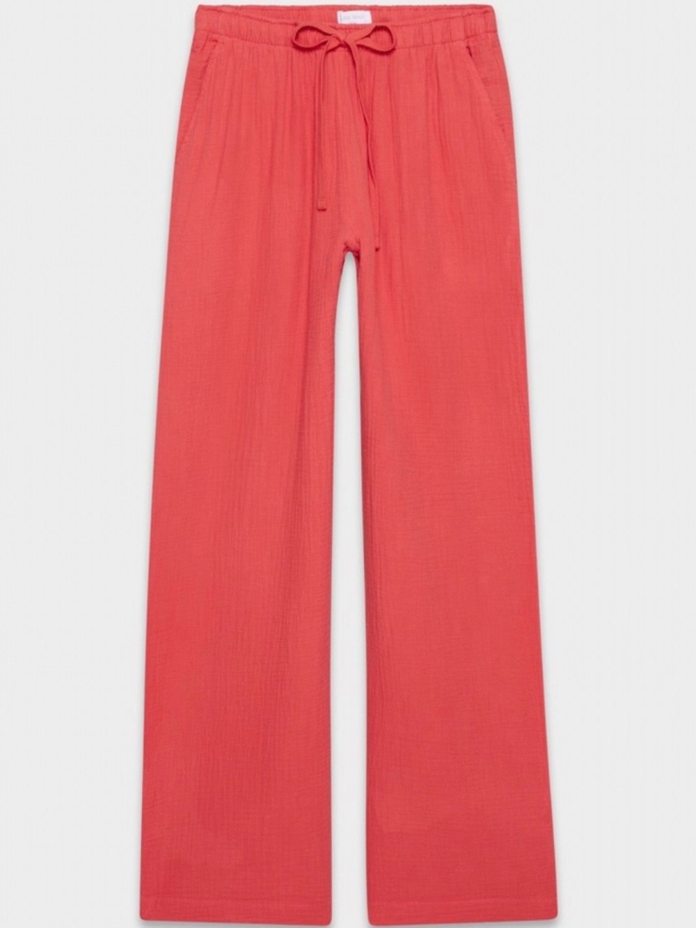 Aritzia Little Moon AirPlush Cotton Sail Pants Cherry Red